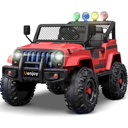 12V Electric Kids Ride On Jeep Street King Truck with Wheels Suspension - Toytexx 12V Electric Kids Ride On Jeep Street King Truck with Wheels Suspension - Toytexx